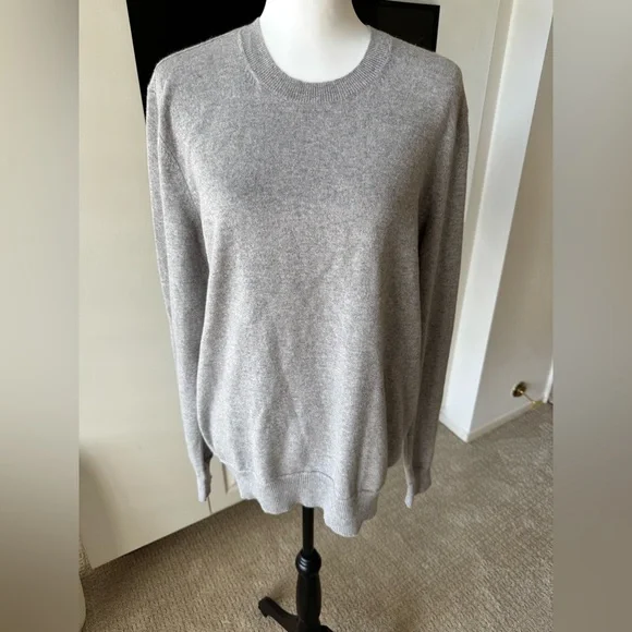 Theory 100% Cashmere Crewneck Sweater – Size L/ XL - Picture 1 of 5